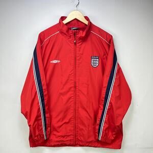 Vintage Umbro England Football Track Jacket Medium